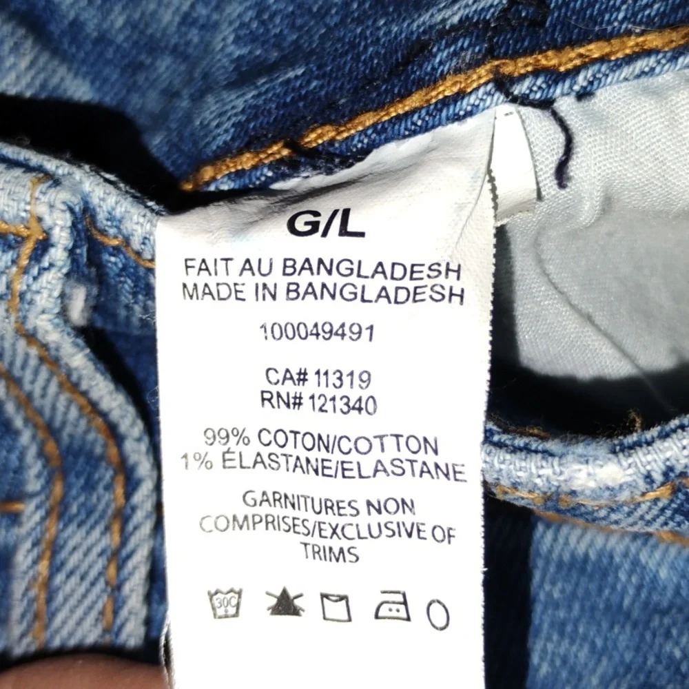 GARAGE Button fly Denim mini skirt size L - Picture 4 of 4